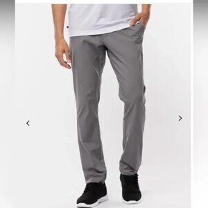 Travis Mathew Men’s Right On Time Golf Pants gray size 34 Retail $120
